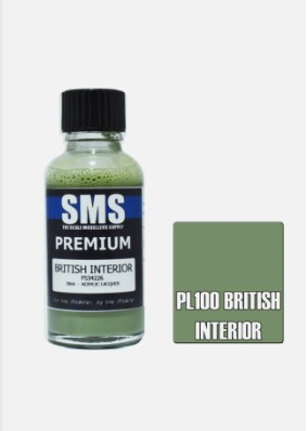 SMS Acrylic Lacquer Premium British Interior PL100