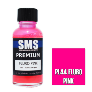 SMS Airbrush Paint 30ml Premium Fluro Pink Acrylic Laquer
