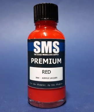 SMS Airbrush Paint 30ml Premium Red Acrylic Lacquer
