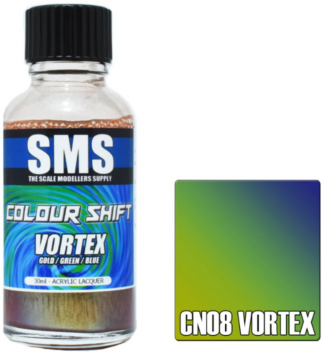 SMS CN08 Colour shift Vortex (gold/green/blue)