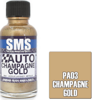SMS PA03 Auto Colour Champagne Gold acrylic lacquer