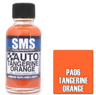 SMS PA06 Auto colour Tangerine Orange acrylic lacquer