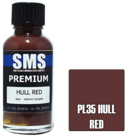 SMS Premium Hull Red acrylic lacquer