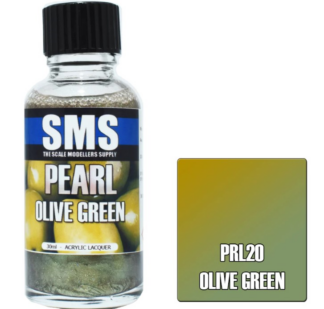 SMS PRL20 Pearl Olive Green acrylic lacquer
