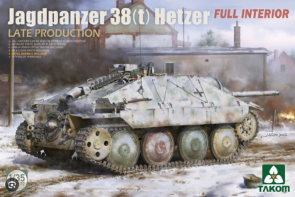 Takom 1/35 Jagdpanzer 38(t) Hetzer Late Production w/ Full Interior