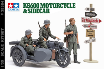 Tamiya 1/35 KS600 Motorcyle and Sidecar