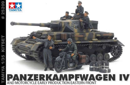 Tamiya 1/35 Panzer IV Ausf.G Early production and Motorcycle