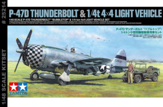 Tamiya 1/48 P-47D Thunderbolt & 1/4t 4x4 Light Vehicle