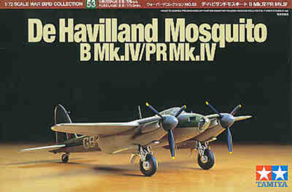 Tamiya 1/72 De Havilland Mosquito B Mk.IV/PR Mk.IV