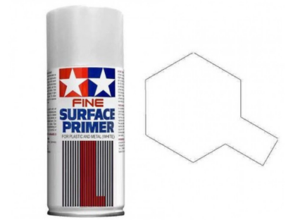 Tamiya Fine Surface Primer for Plastic and Metal (L-White)