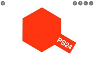 Tamiya Lacquer PS-24 Fluro Orange