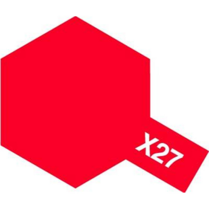 Tamiya X27 Enamel Clear Red